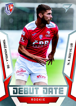 Tomas Koukola Pardubice SportZoo FORTUNA:LIGA 2022/23 2. serie Debut Date Rookie #DR-17